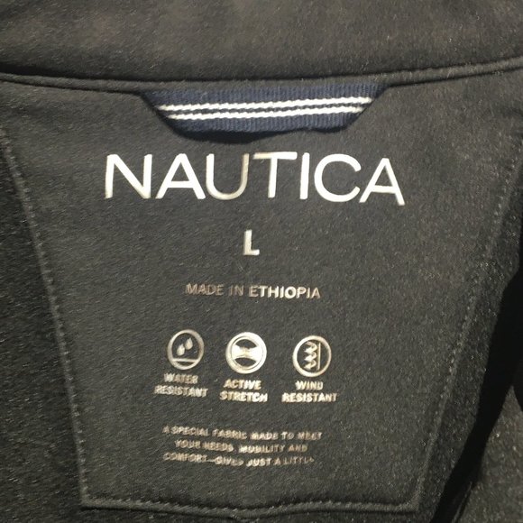 Men's Black Nautica jacket size large - Picture 7 of 7